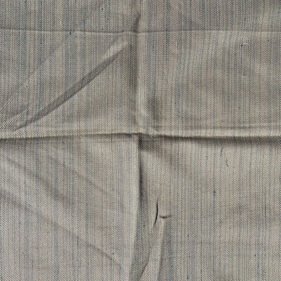 MCM Fabric Beige & Blue Mid-Century Cotton Silk Scalamandre Sample Sewing Supply - Picture 4 of 9